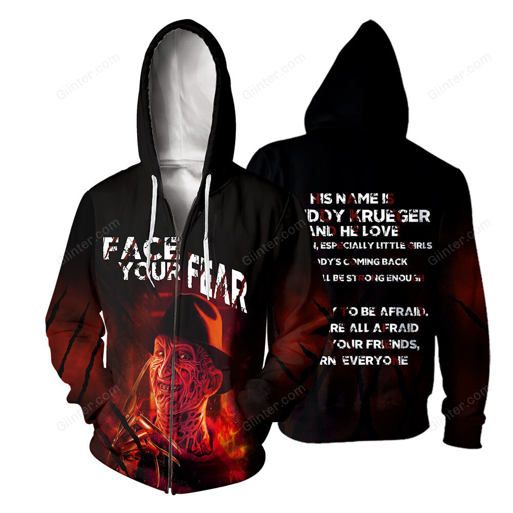 Freddy Krueger 3D All Over Printed Shirts For Men and Women 187