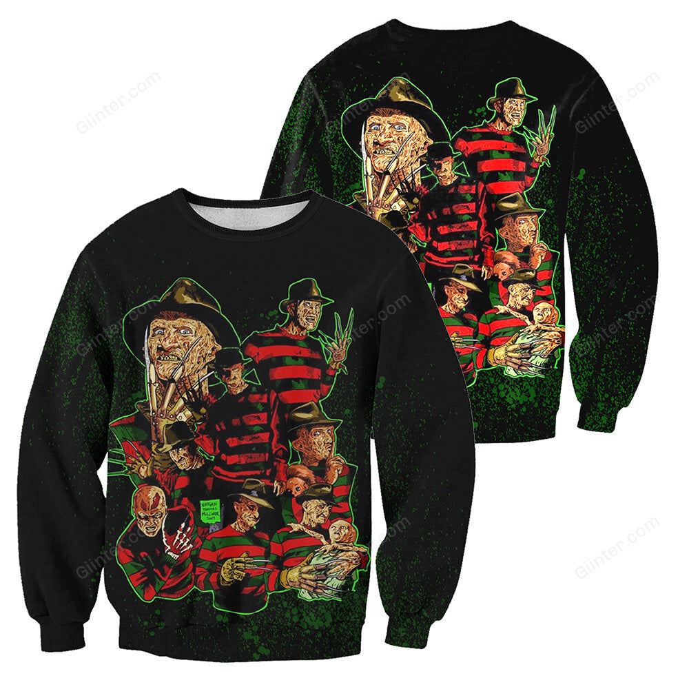 Freddy Krueger 3D All Over Printed Shirts For Men and Women 277