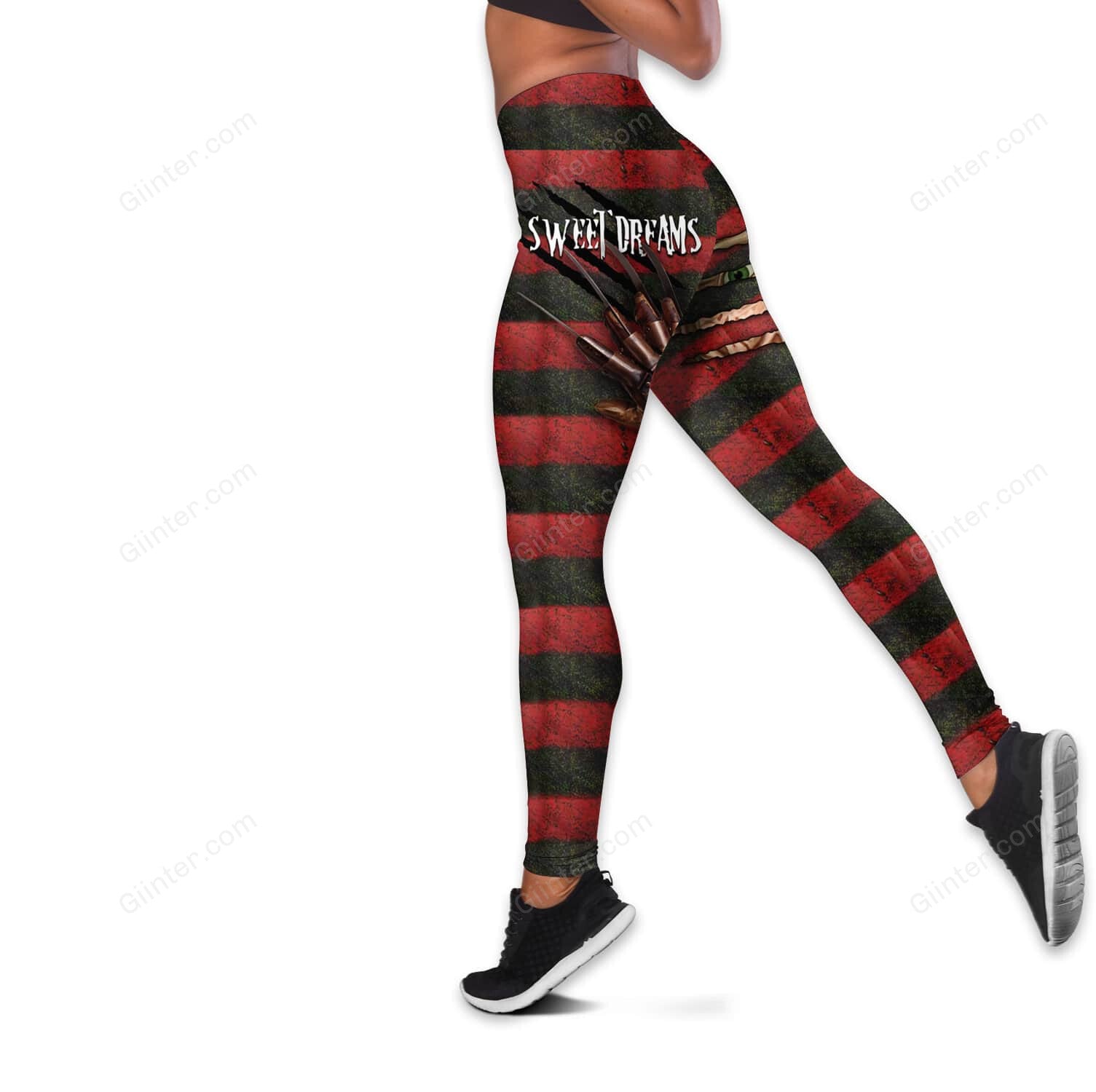 Freddy Krueger Pattern Women Tank Top & Leggings GINHR34718