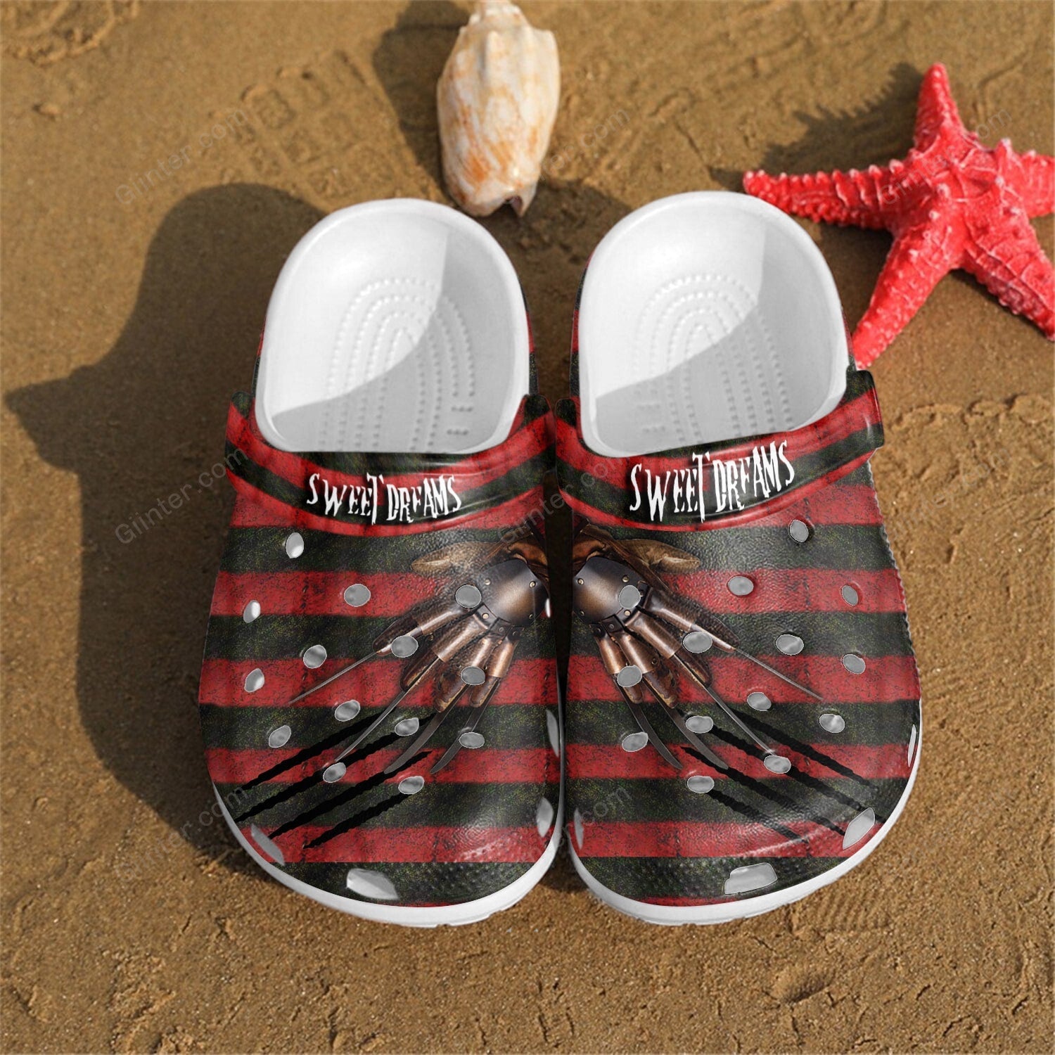 Freddy Krueger Sweet Dreams Pattern Crocs GINHR34718