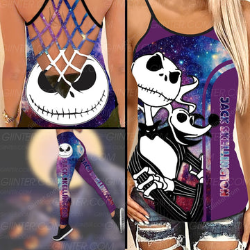 Galaxy JS Criss-Cross Tank Top & Leggings Set GINNBC98093