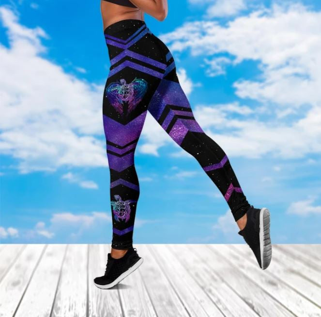 Galaxy Purple Turtle 3D All Over Printed Shirts For Men And Women 157