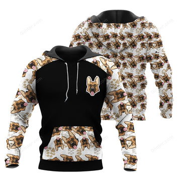 German Shepherd 3D All Over Printed Shirts For Men And Women 12