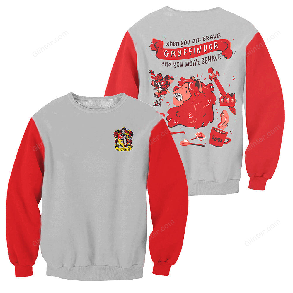 GRYFFINDOR 3D ALL OVER PRINTED SHIRT