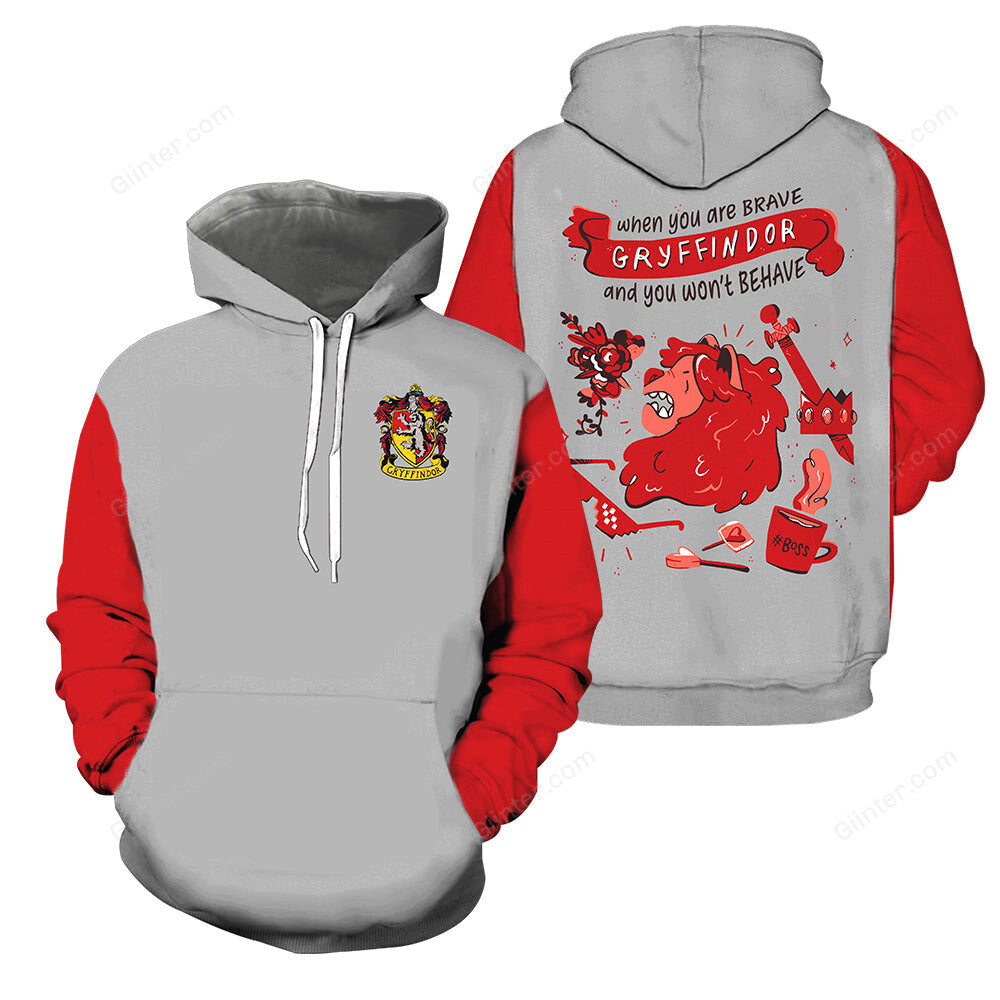GRYFFINDOR 3D ALL OVER PRINTED SHIRT
