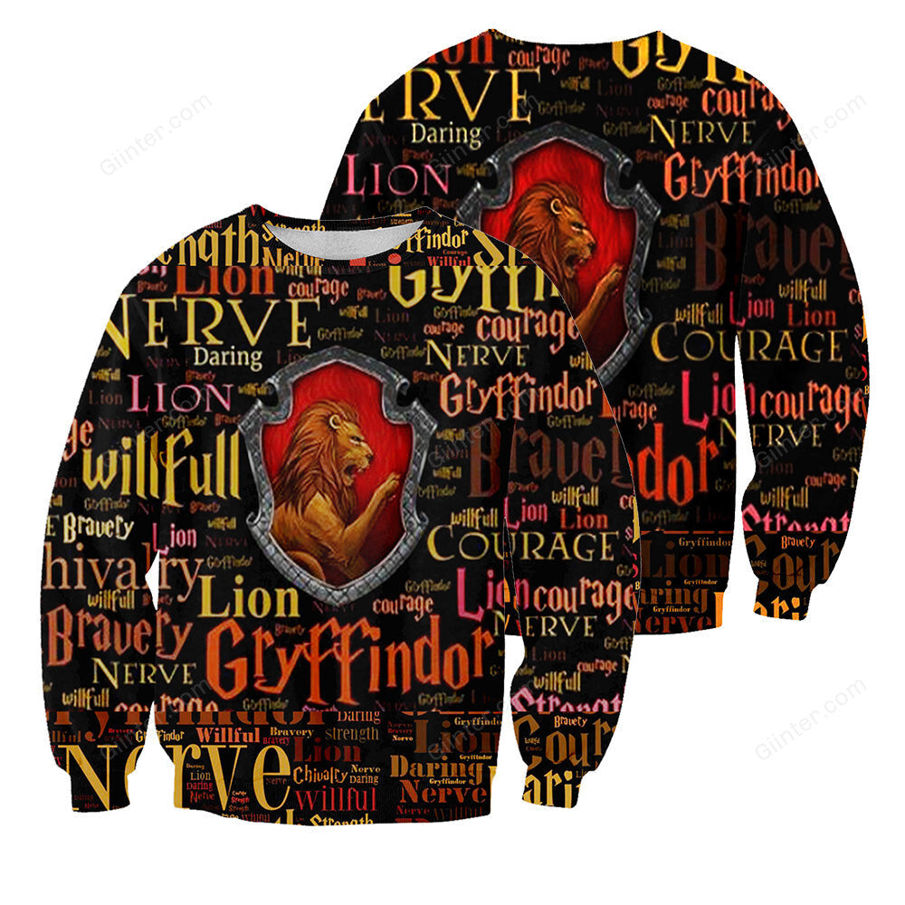 Gryffindor 3D All Over Printed Shirts For Men and Women 04