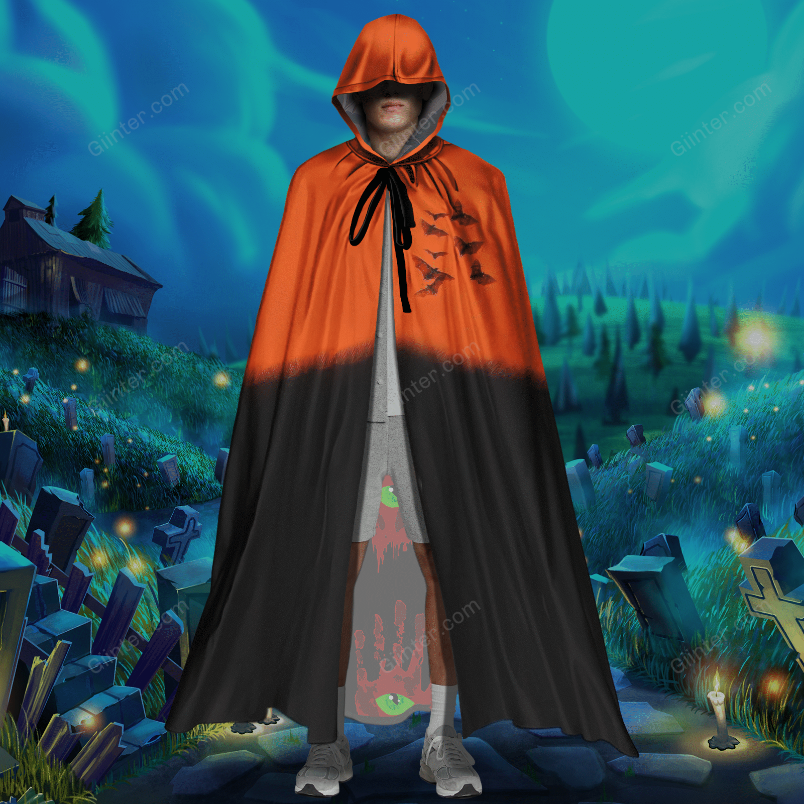 Halloween Horror Movies Cloak GINHR37868