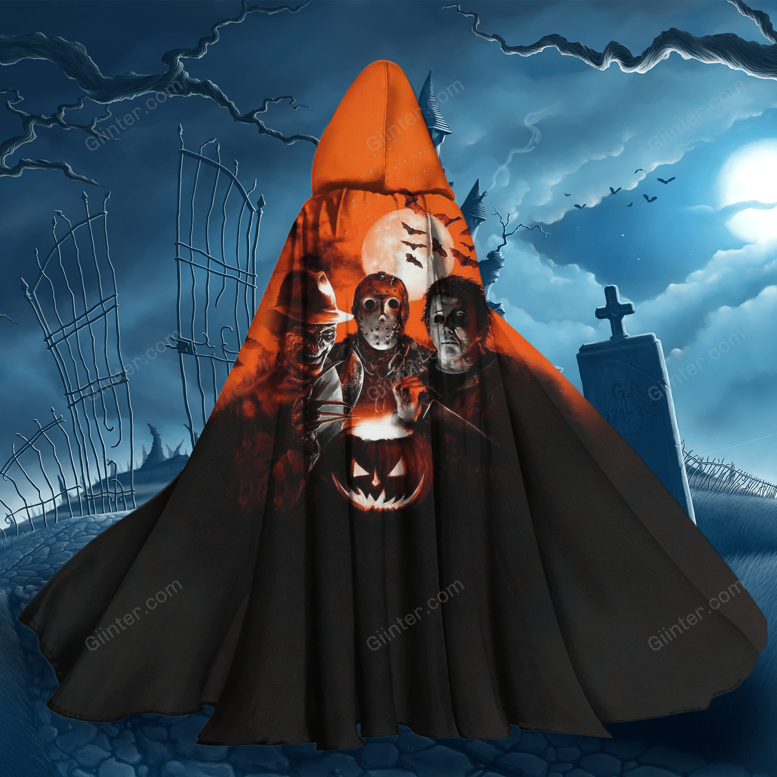 Halloween Horror Movies Cloak GINHR37868