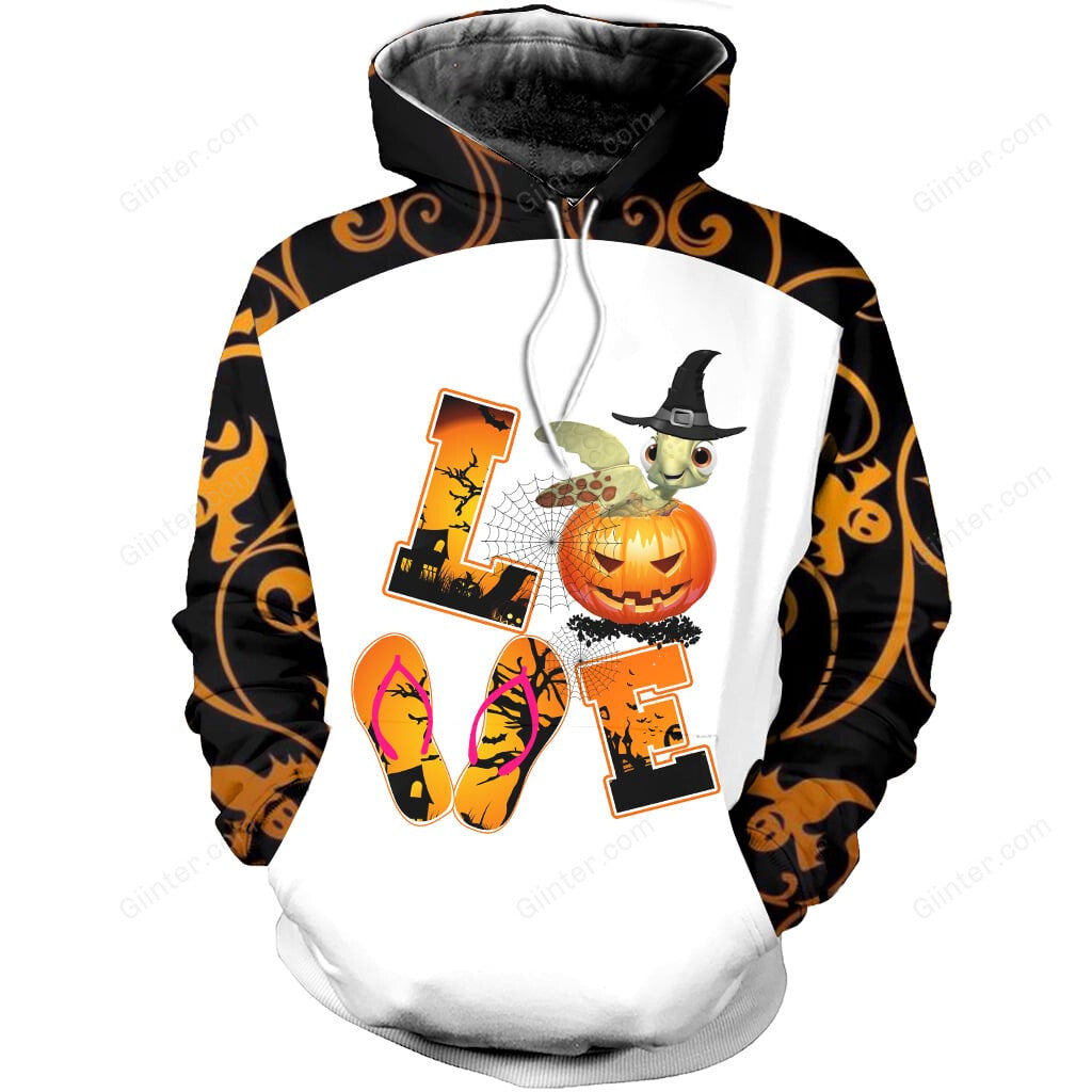 Halloween Love Sea Turtle Combo Hoodie & Legging 105