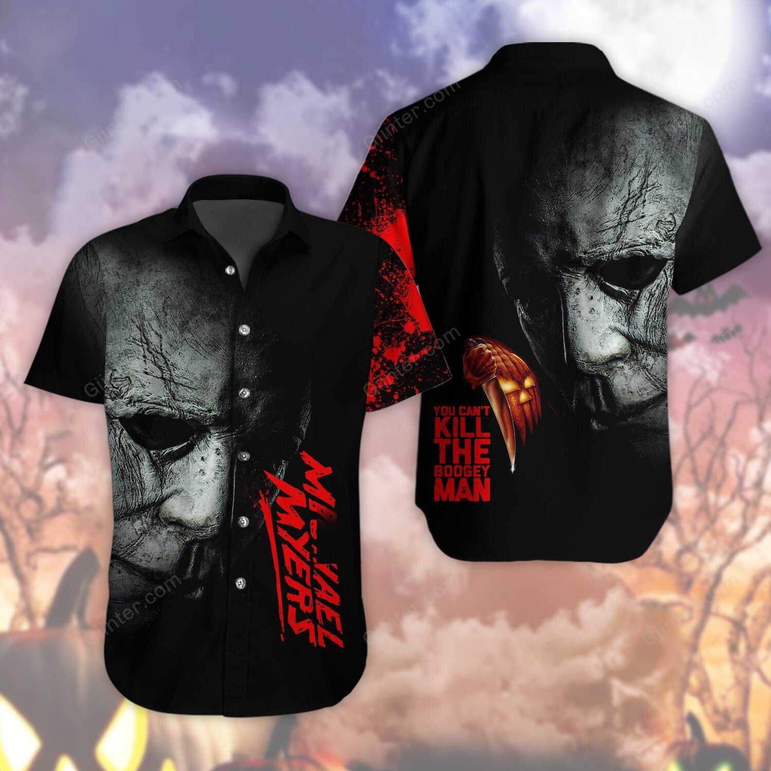 Halloween Michael Myers You Can't Kill The Boogey Man 3D All Over Printed Shirts For Men and Women GINHR37206
