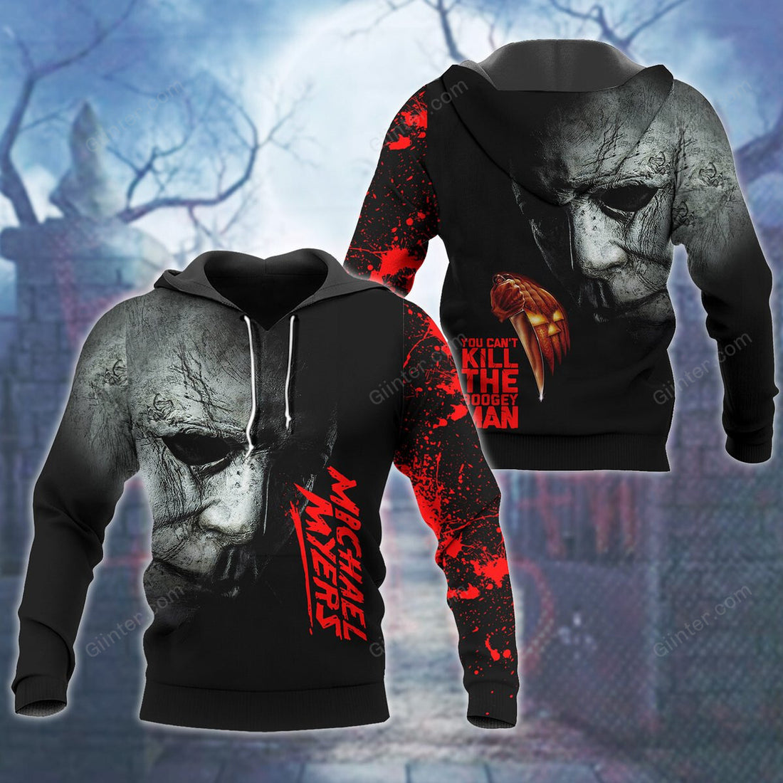 Halloween Michael Myers You Can't Kill The Boogey Man 3D All Over Printed Shirts For Men and Women GINHR37206