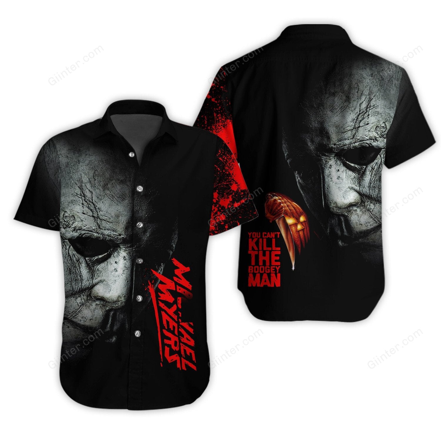 Halloween Michael Myers You Can't Kill The Boogey Man 3D All Over Printed Shirts For Men and Women GINHR37206