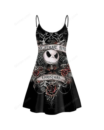 Halloween NBC Theme Halter Dress