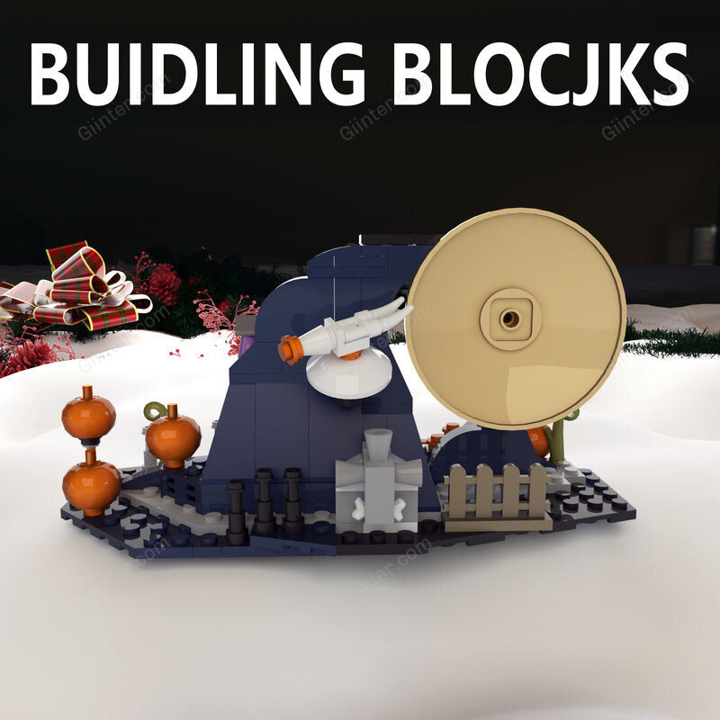 Halloween Pumpkin Witch Nightmare Before Christmas Building Block Set