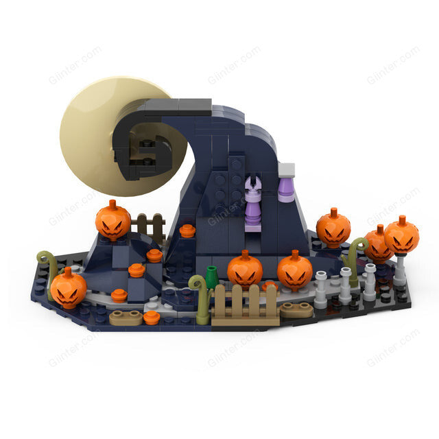 Halloween Pumpkin Witch Nightmare Before Christmas Building Block Set