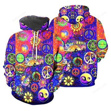 hippie style hoodie