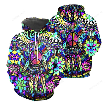 hippie style hoodie