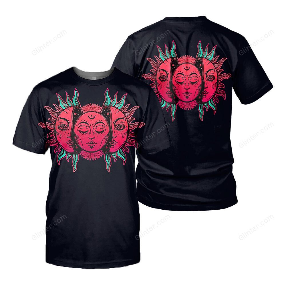 Hippie Style 3D All Over Printed Shirts For Men And Women 09