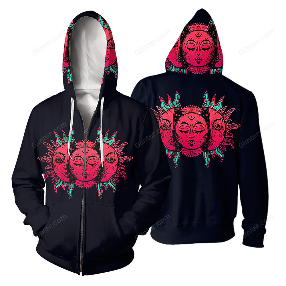 Hippie Style 3D All Over Printed Shirts For Men And Women 09