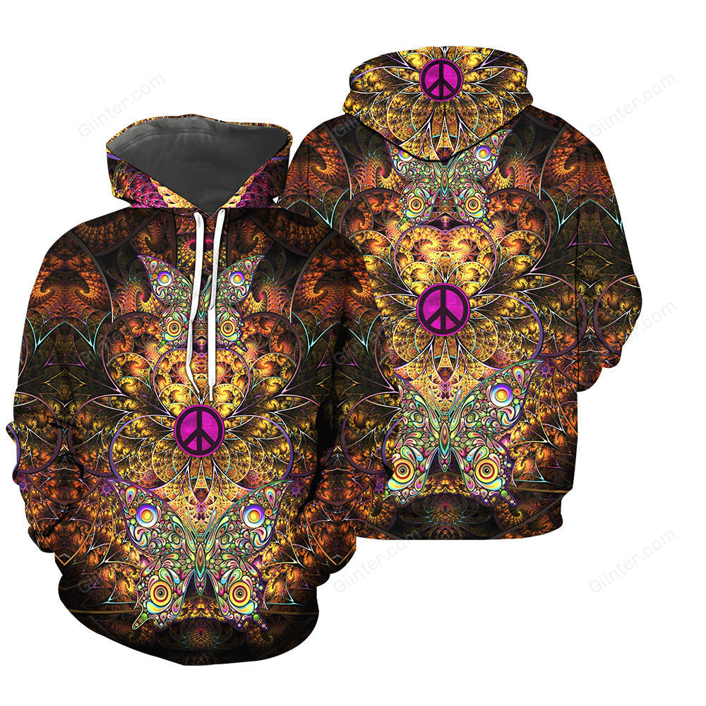 hippie style hoodie