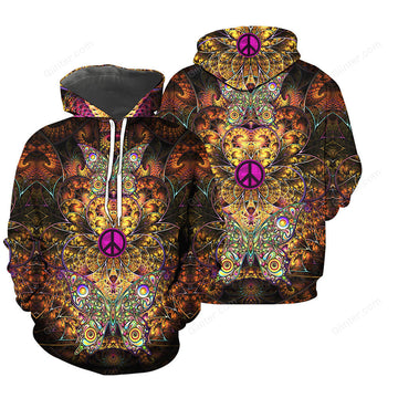hippie style hoodie