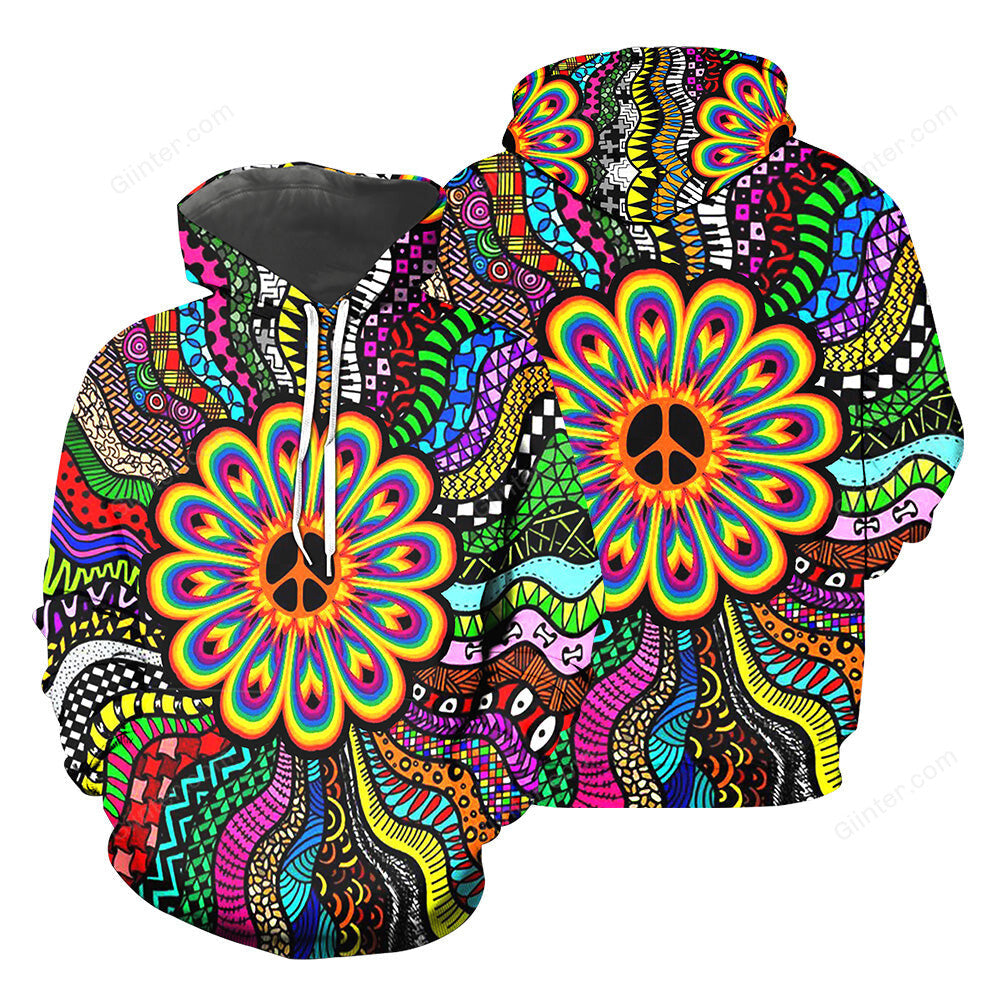 hippie style hoodie