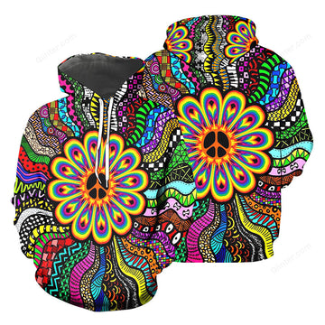 hippie style hoodie