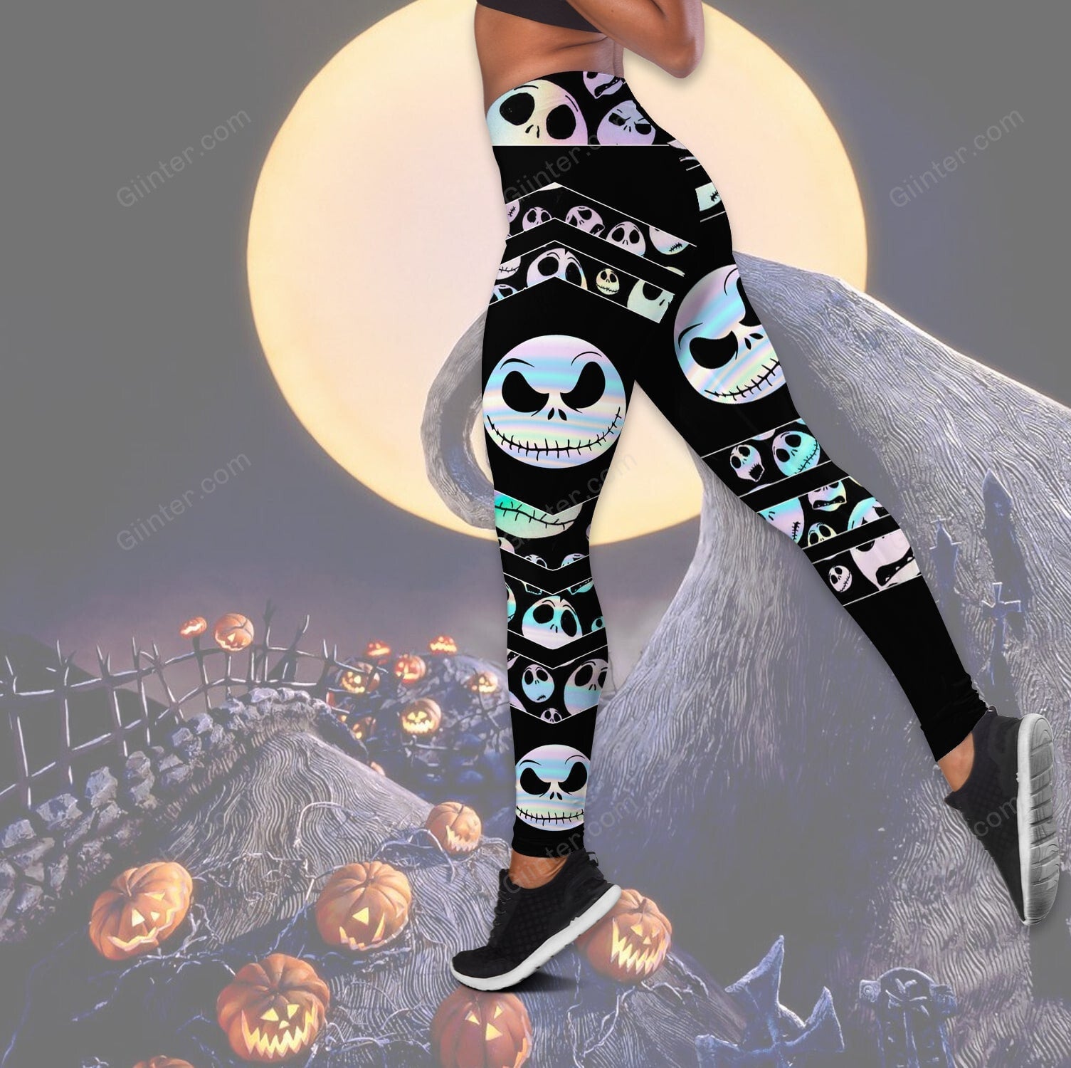 Hologram Jack Skellington Combo Hoodie & Legging GINNBC82167