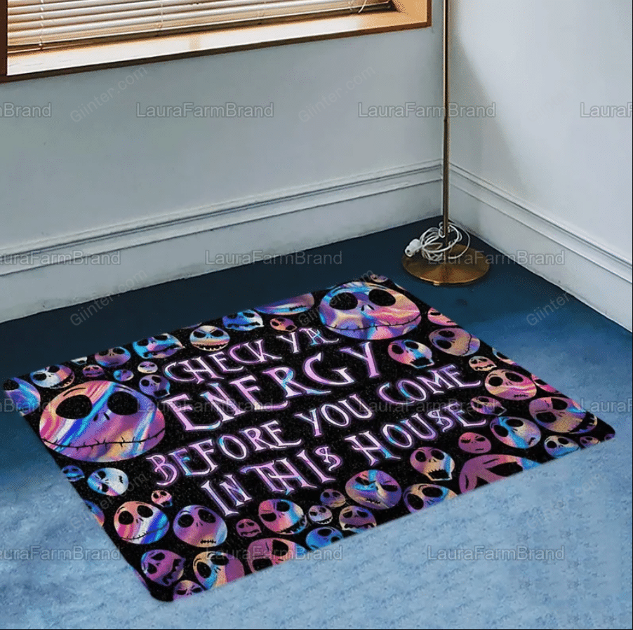 Hologram Jack Skellington Door Mat GINNBC96384
