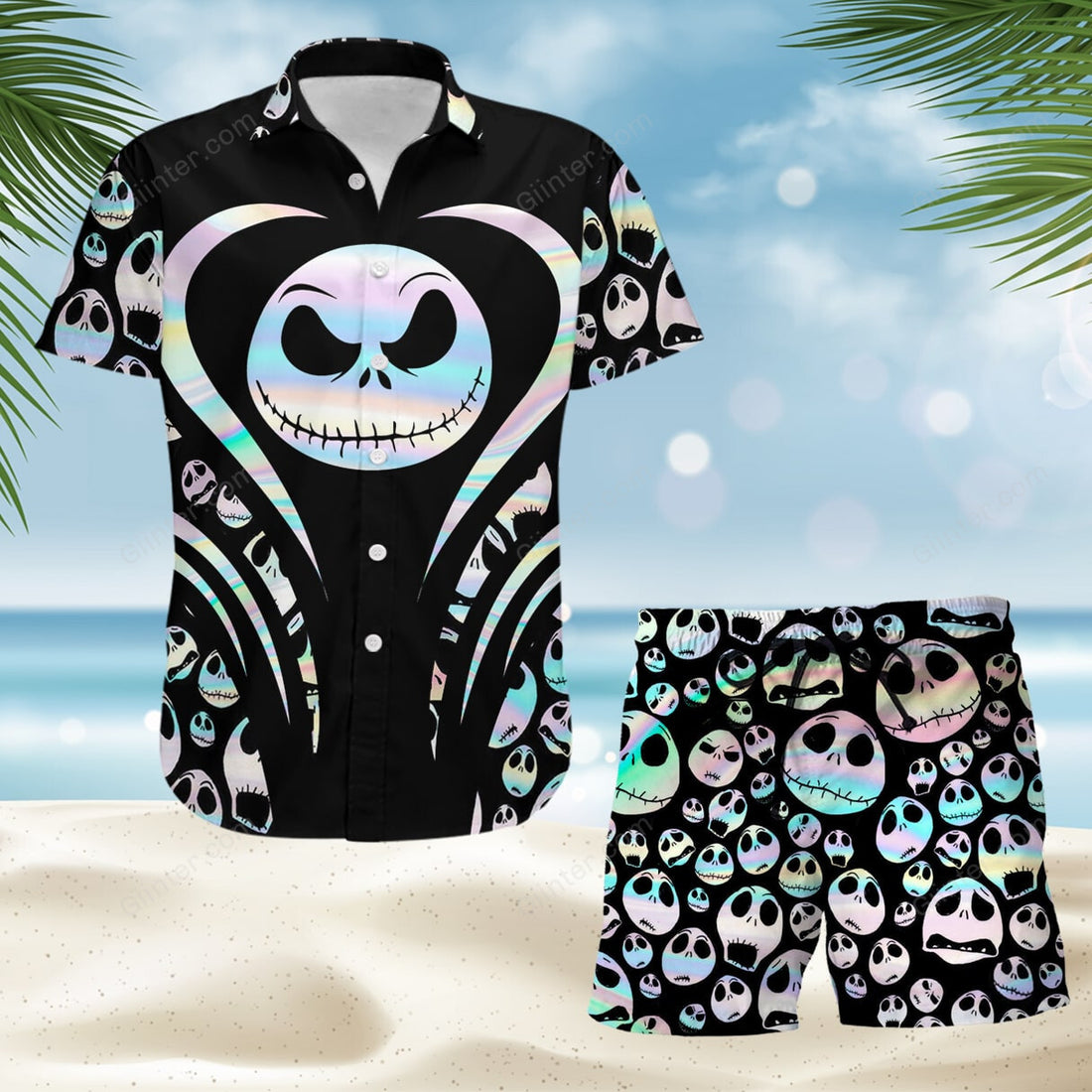 Jack skellington hawaiian shirt