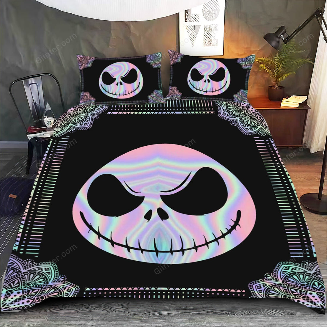 jack skellington bedding set