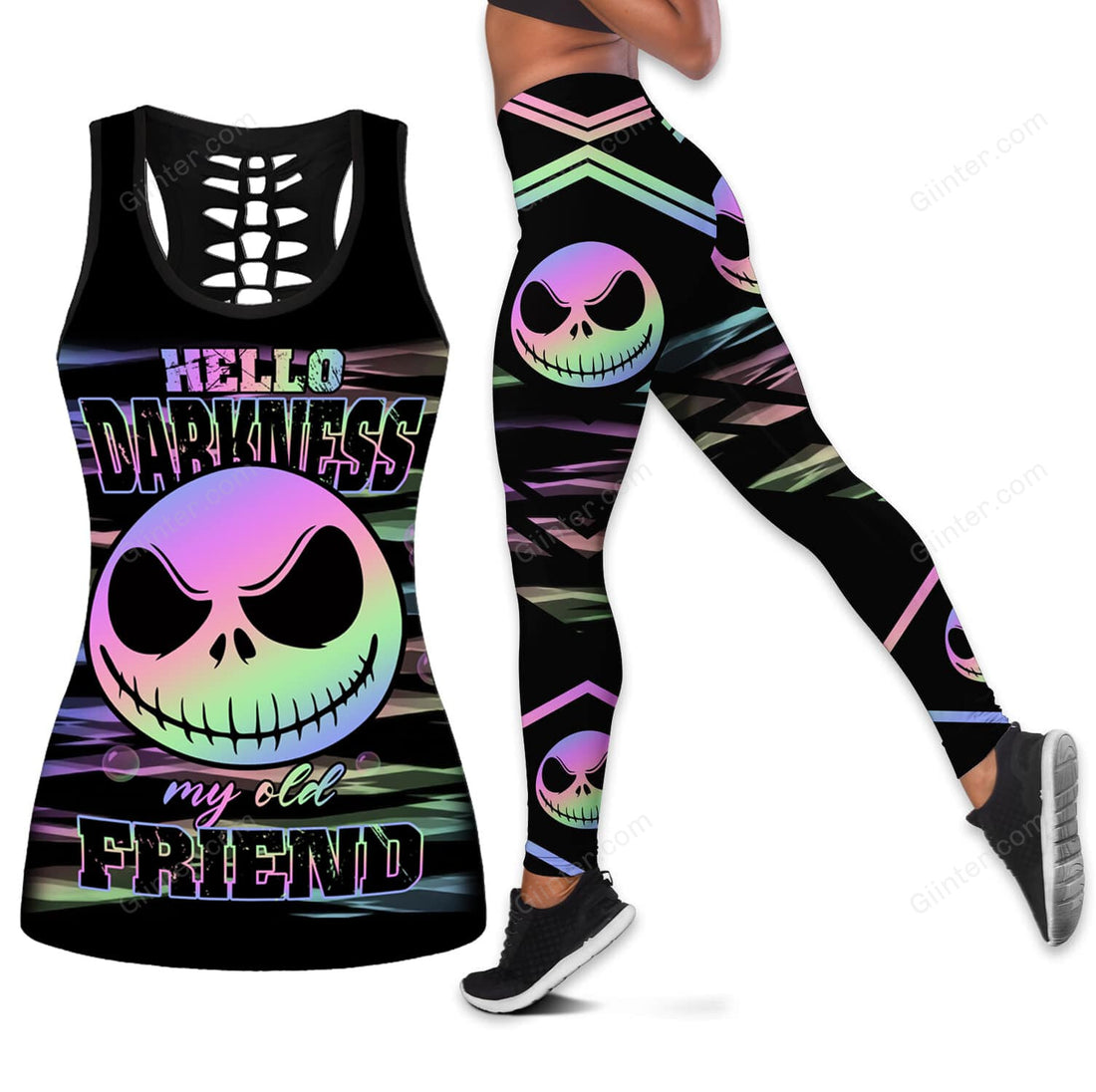 jack skellington tank top legging
