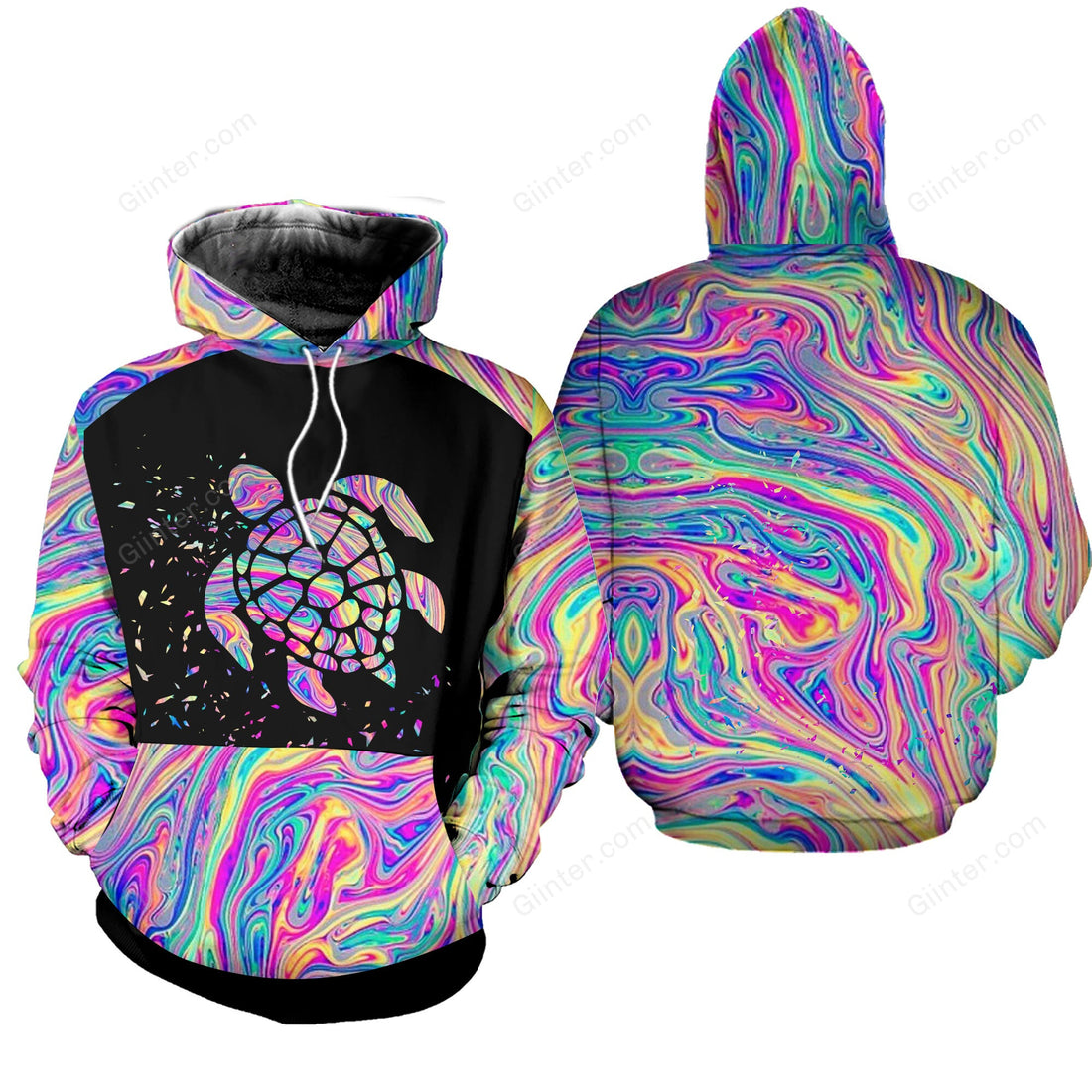 Hologram Turtle Combo Hoodie & Legging 149