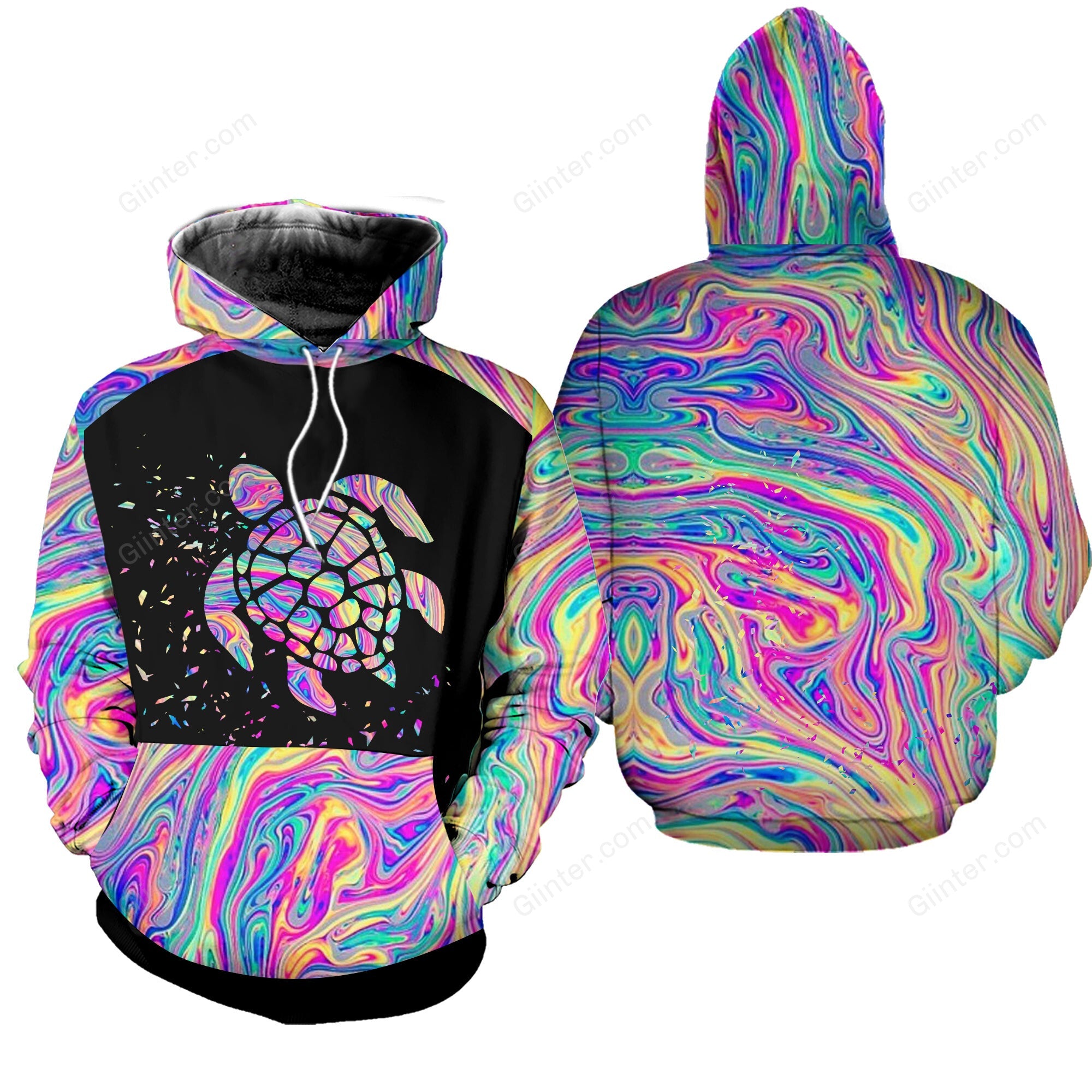 Hologram Turtle Combo Hoodie & Legging 149