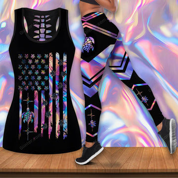 Hologram Turtles Women Tank Top & Legging 140