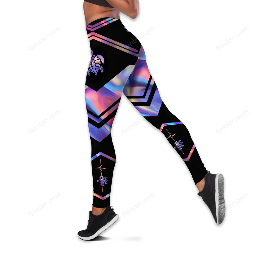 Hologram Turtles Women Tank Top & Legging 140