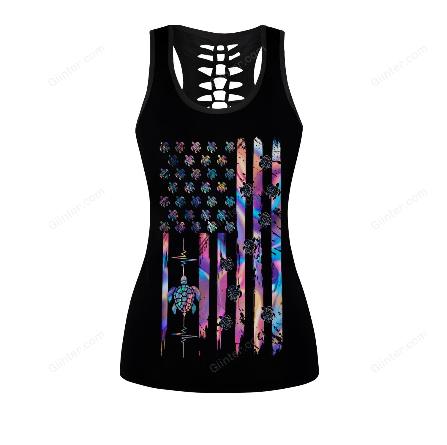 Hologram Turtles Women Tank Top & Legging 140