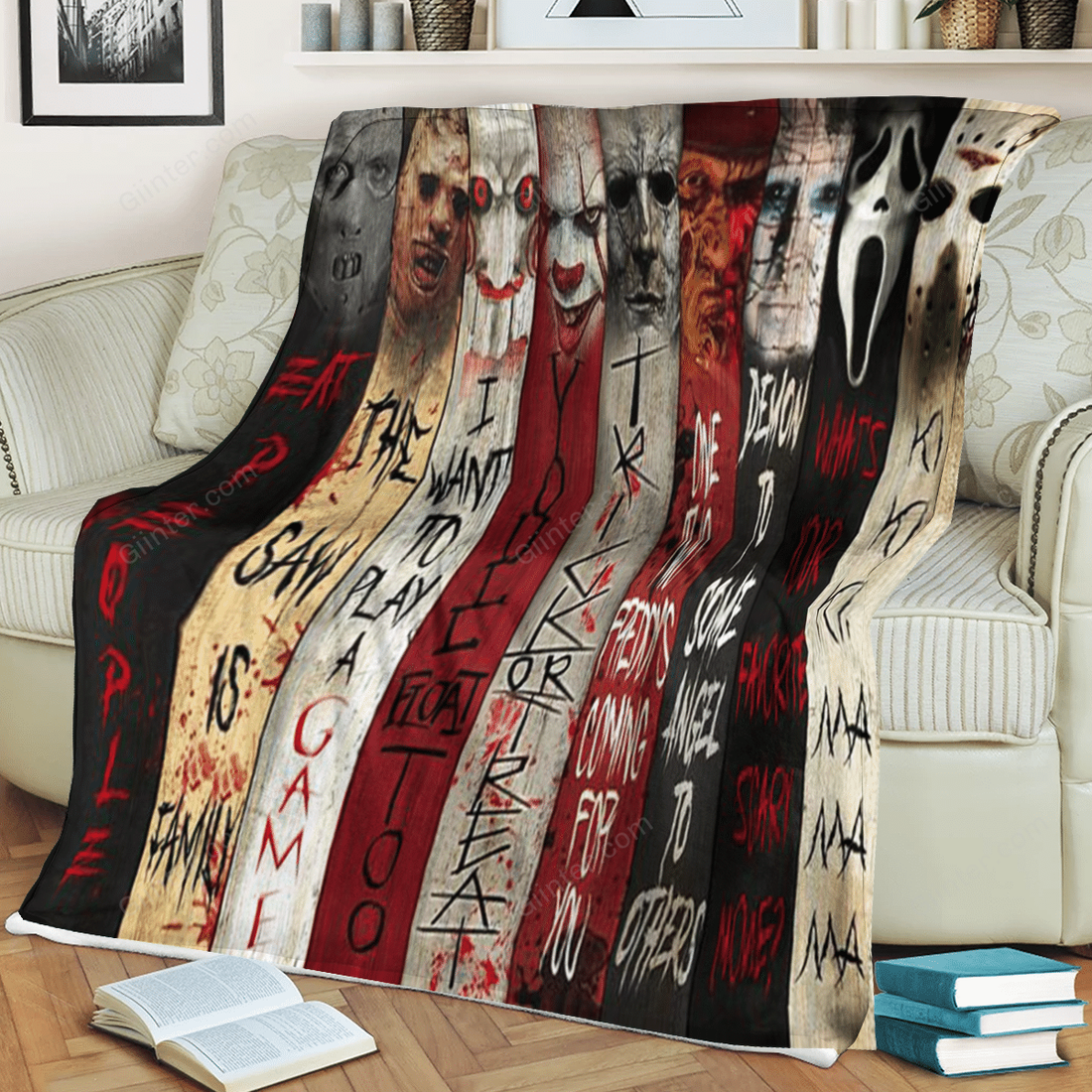 Horror Fleece Blanket GINHR37583