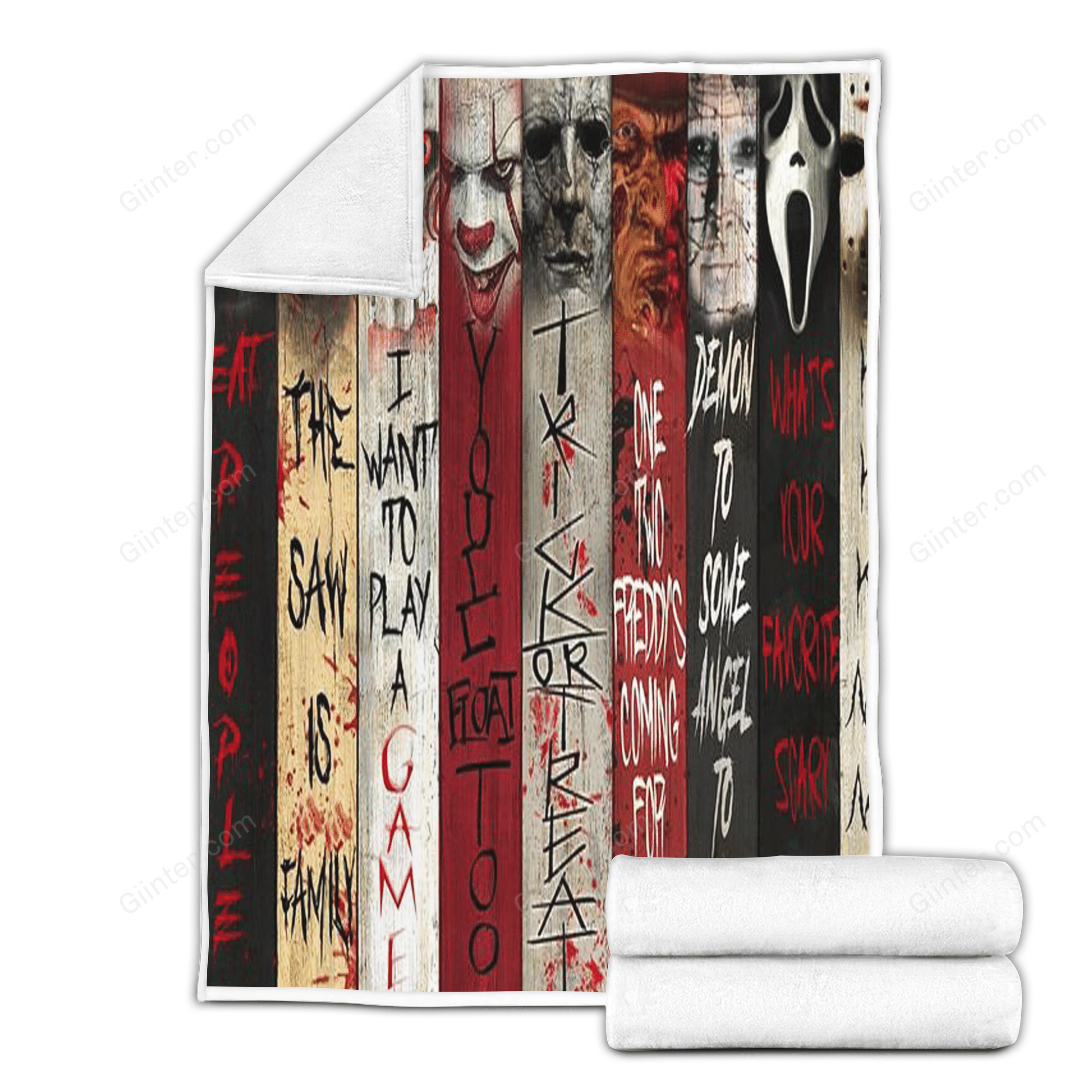 Horror Fleece Blanket GINHR37583