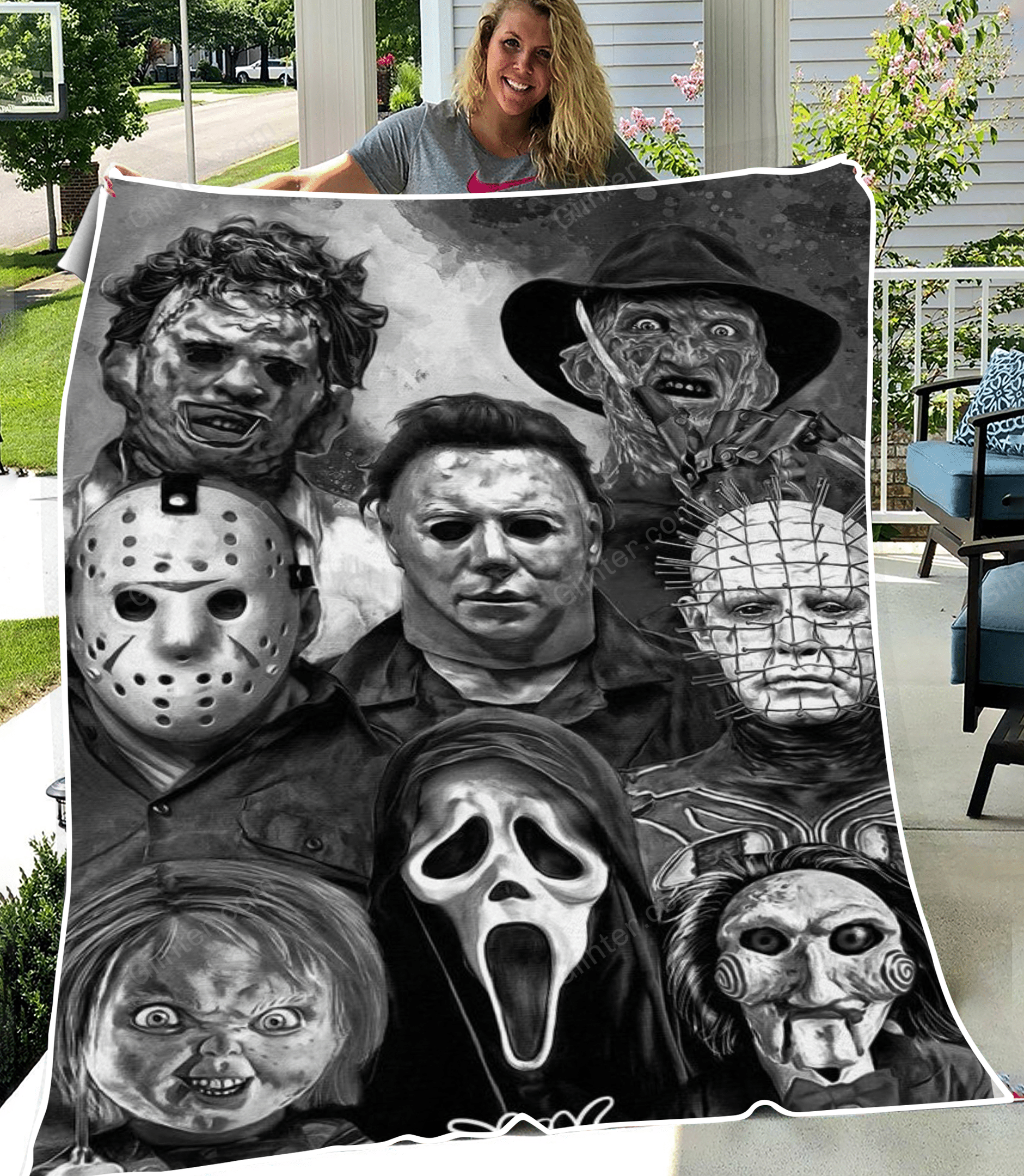 Horror Fleece Blanket GINHR39081