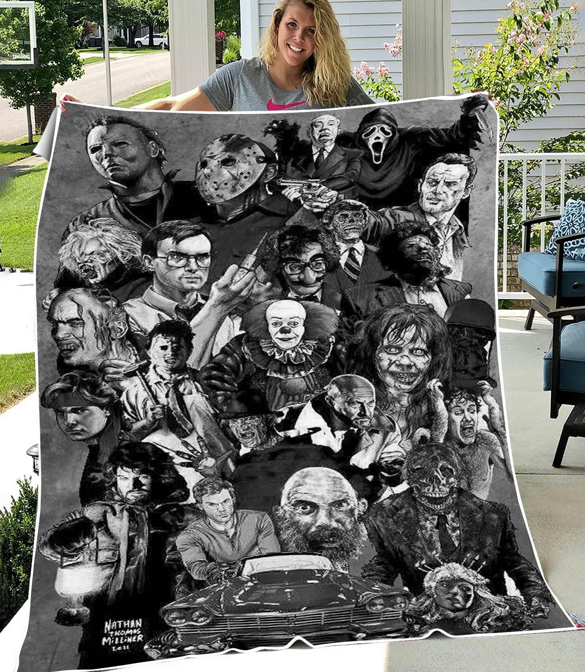 Horror Fleece Blanket GINHR40167