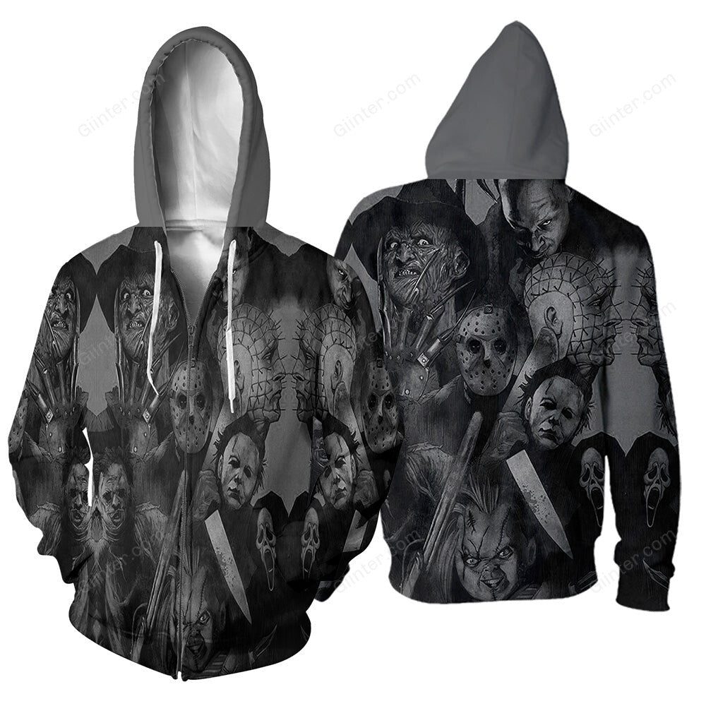Horror Movies 3D All Over Printed Shirts For Men and Women 137
