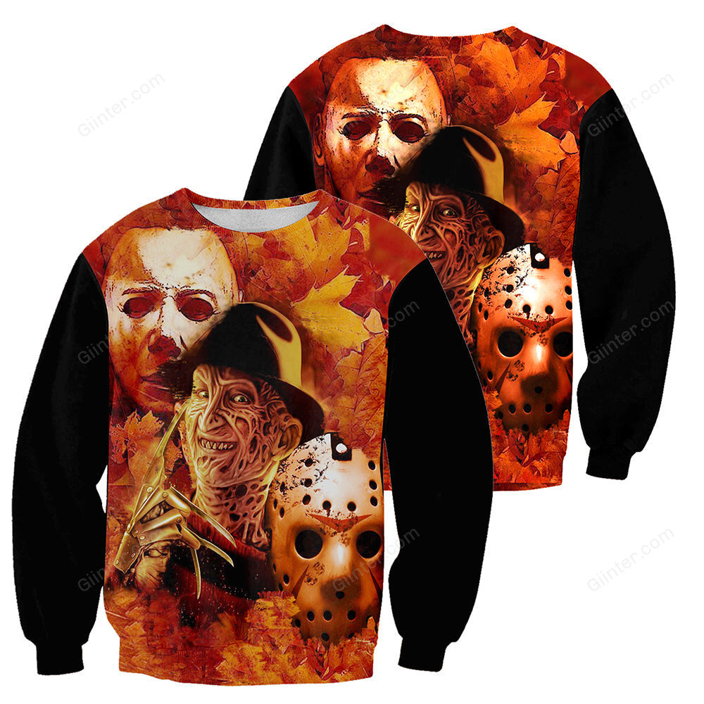 Horror Movies 3D All Over Printed Shirts For Men and Women 251