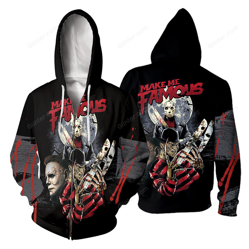 Horror Movies 3D All Over Printed Shirts For Men and Women 279