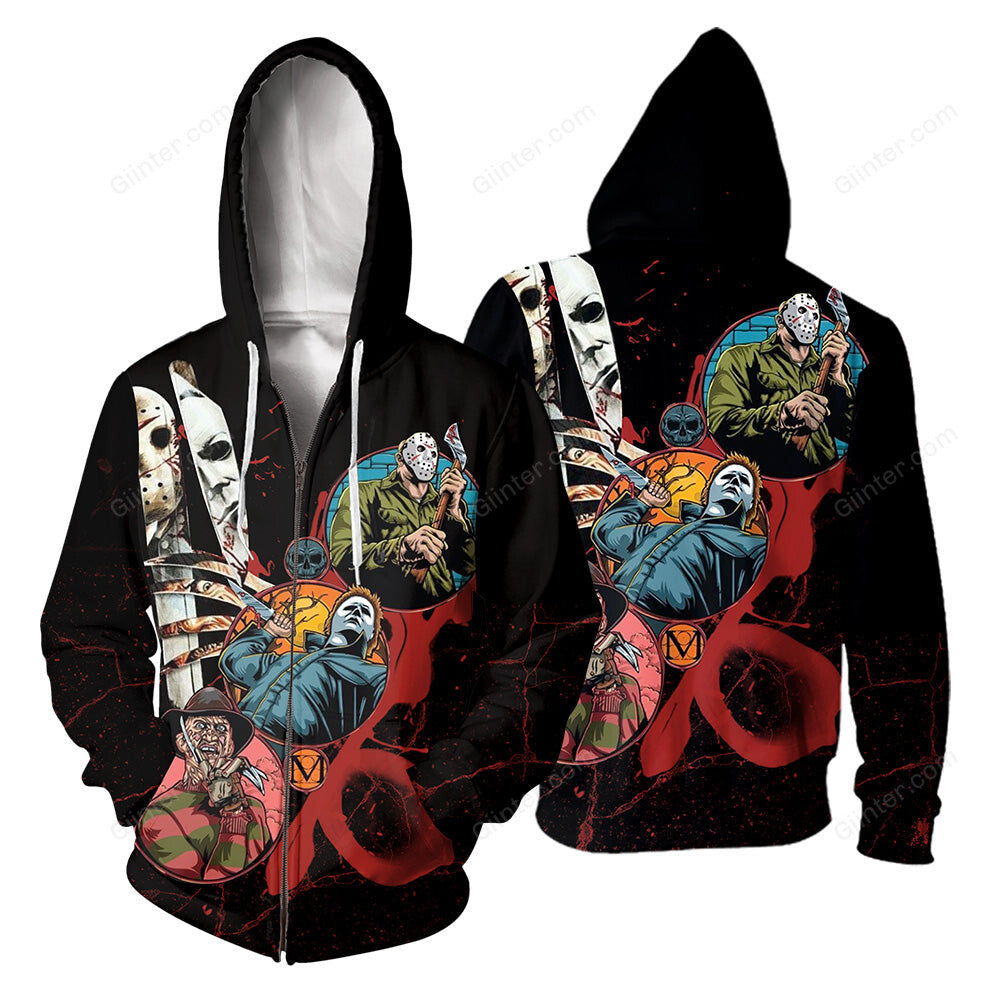 Horror Movies 3D All Over Printed Shirts For Men and Women 280