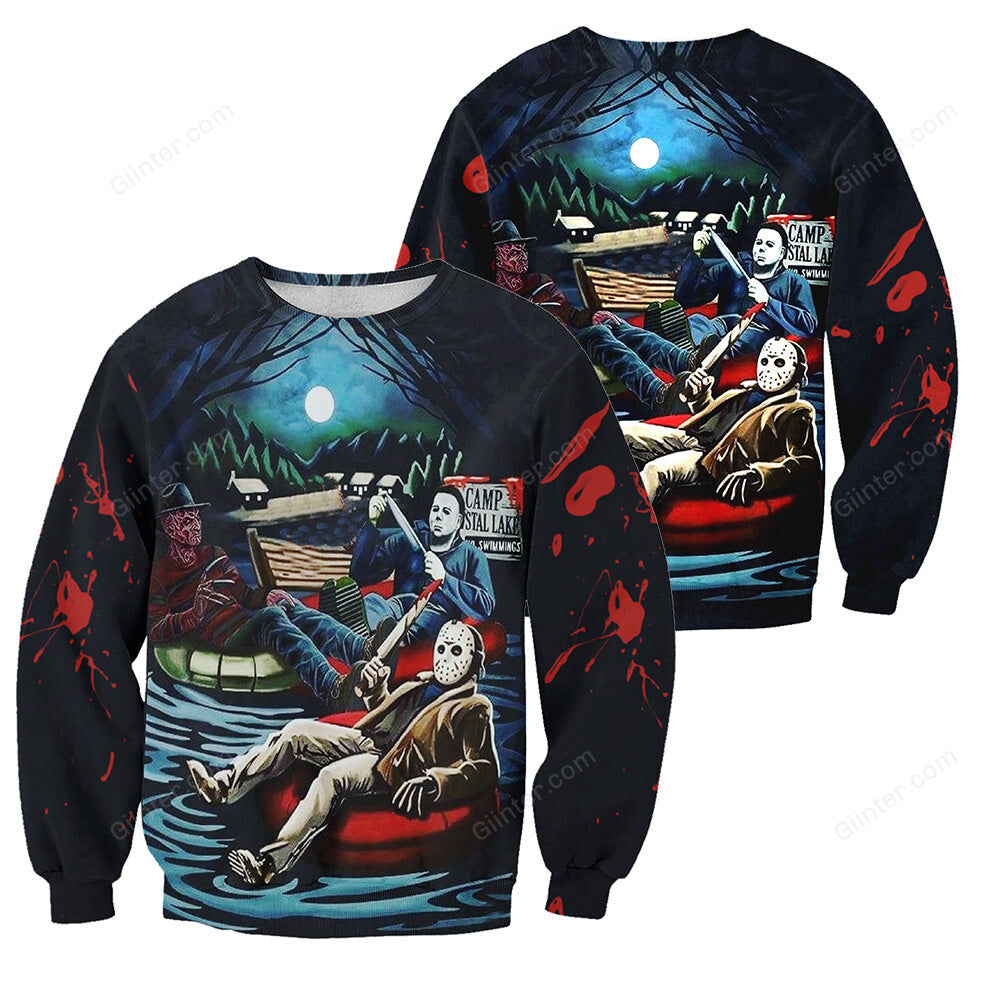 Horror Movies 3D All Over Printed Shirts For Men and Women 281