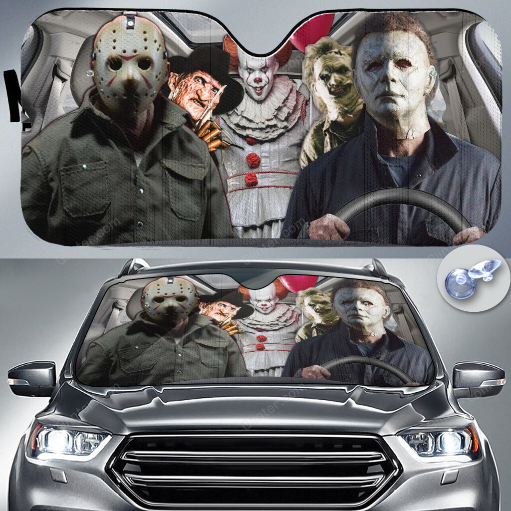 Horror Movies Auto Sun Shade GINHR365