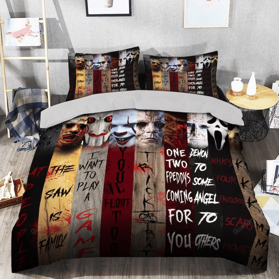 Horror Movies Characters Bedding Set GINHR37559