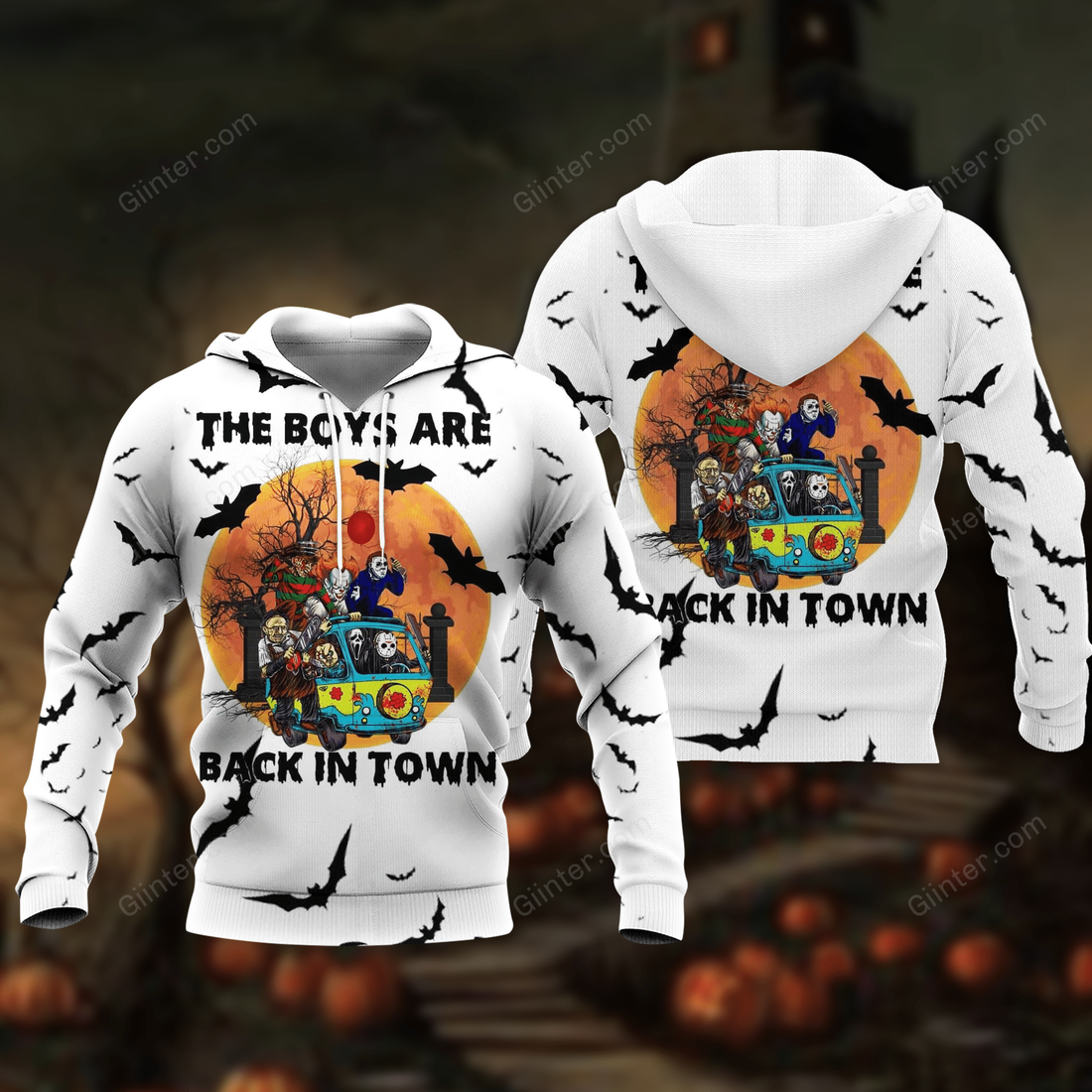Horror Movies Halloween Combo Hoodie & Sweatpants GINHR39867