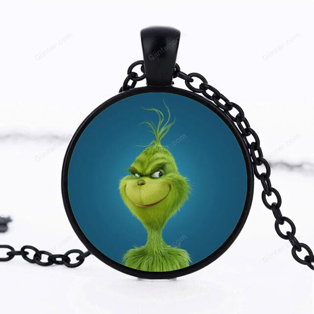 How The Grinches Stole glass Pendant necklace